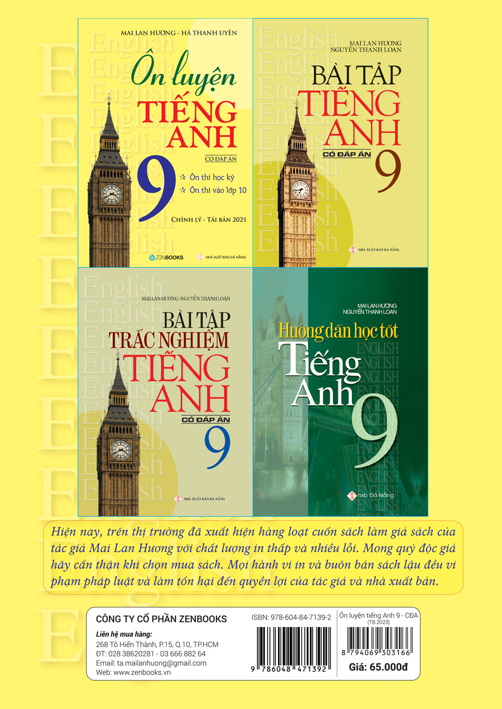 Sách - Ôn Luyện Tiếng Anh 9 (Có Đáp Án) Mai Lan Hương