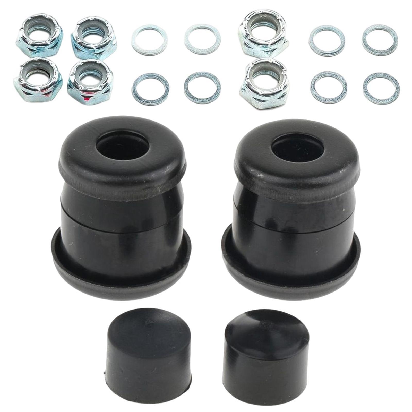 Skateboard Rebuild Kit Bushings Washers Cups for 2 Trucks 5in Red