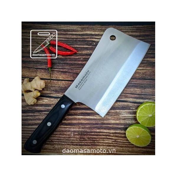 Dao chặt xuất Nhật MK804 MASAMOTO cán gỗ đinh tán sắc bén bền chắc