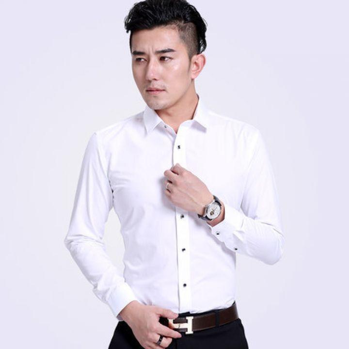 Áo sơ mi nam dài tay hàn quốc đẹp cao cấp giá rẻ ️KINGSPORT️ Áo sơ mi nam hàn quốc trắng cao cấp dài tay rẻ đẹp