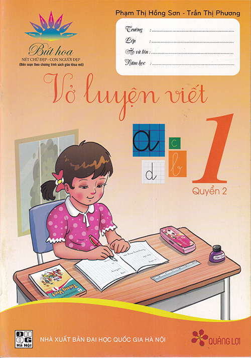 Sách - Vở luyện viết 1 quyển 2