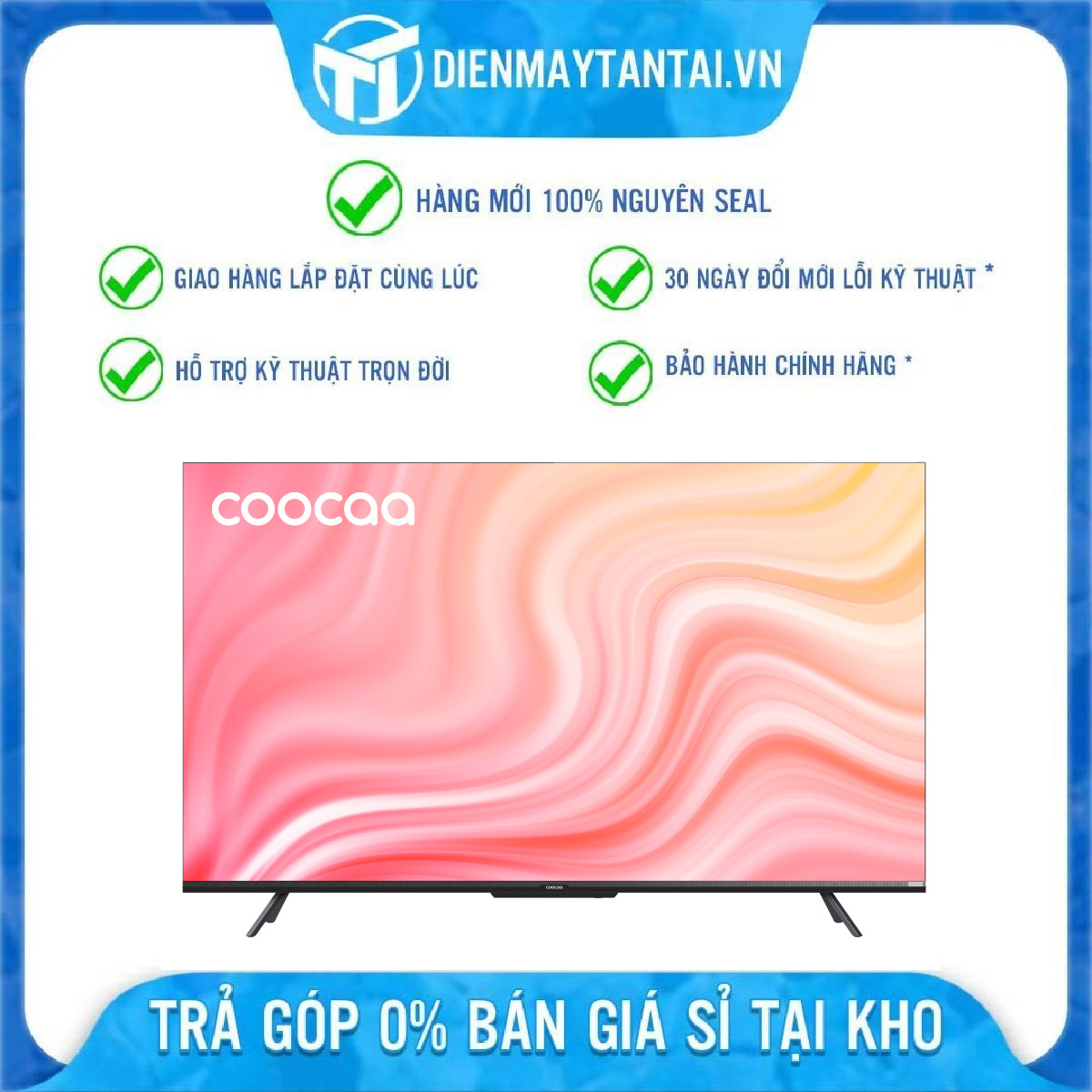 Smart Google Tivi Coocaa 4K 70 Inch - Model 70Y72 - Hàng Chính Hãng