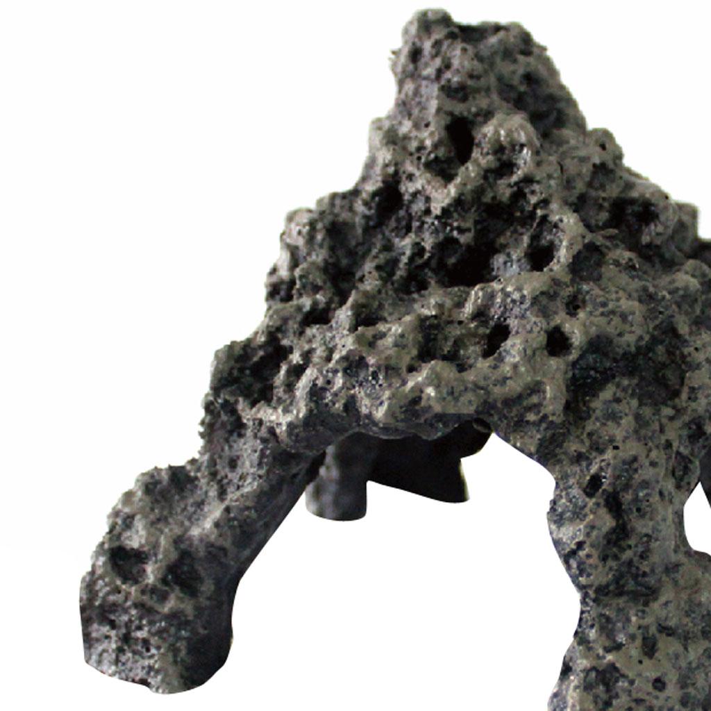 Resin Reptile Vivarium Decoration Fish Tank Stone Cave, Fish Breeding Ornament -