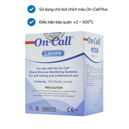 Kim chích máu máy đo đường huyết Acon On-call (100 kim / hộp)