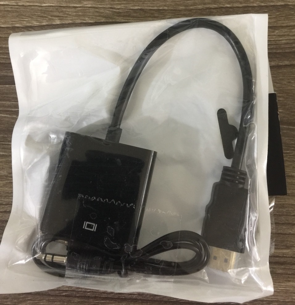 Cáp chuyển đổi HDMI sang VGA, HDMI to VGA có âm thanh