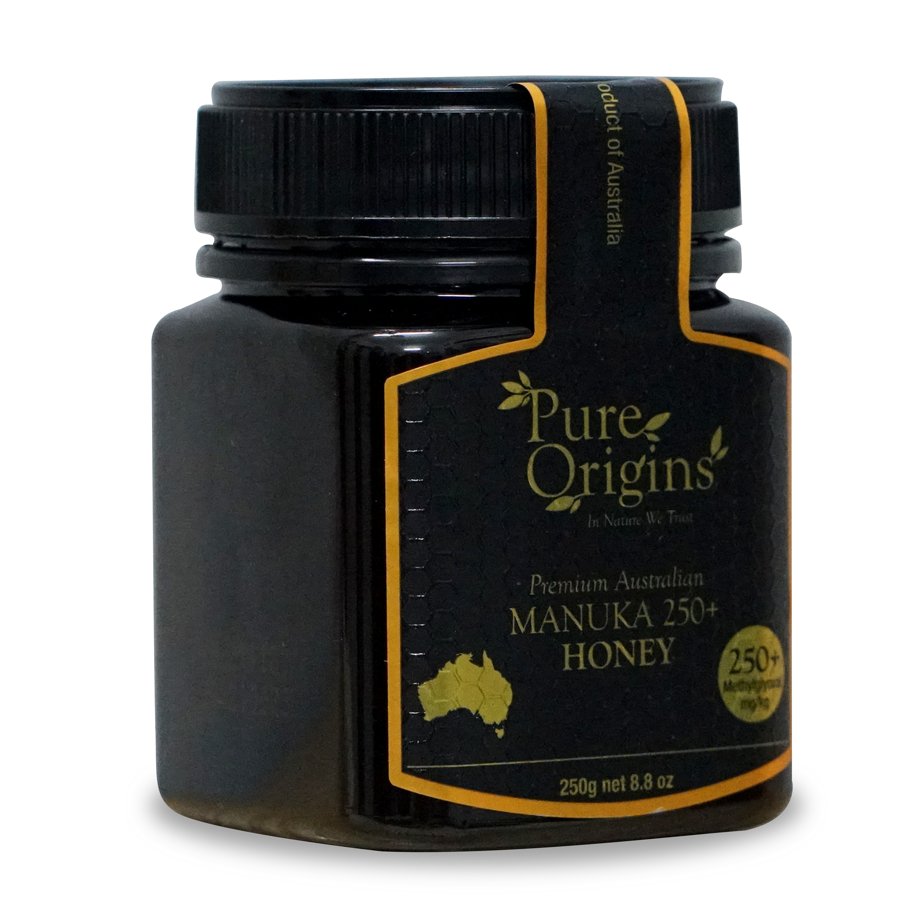 Mật ong Manuka 250+ MGO kháng khuẩn, chống viêm, hỗ trợ tiêu hóa, lão hóa - Pure Origins Úc
