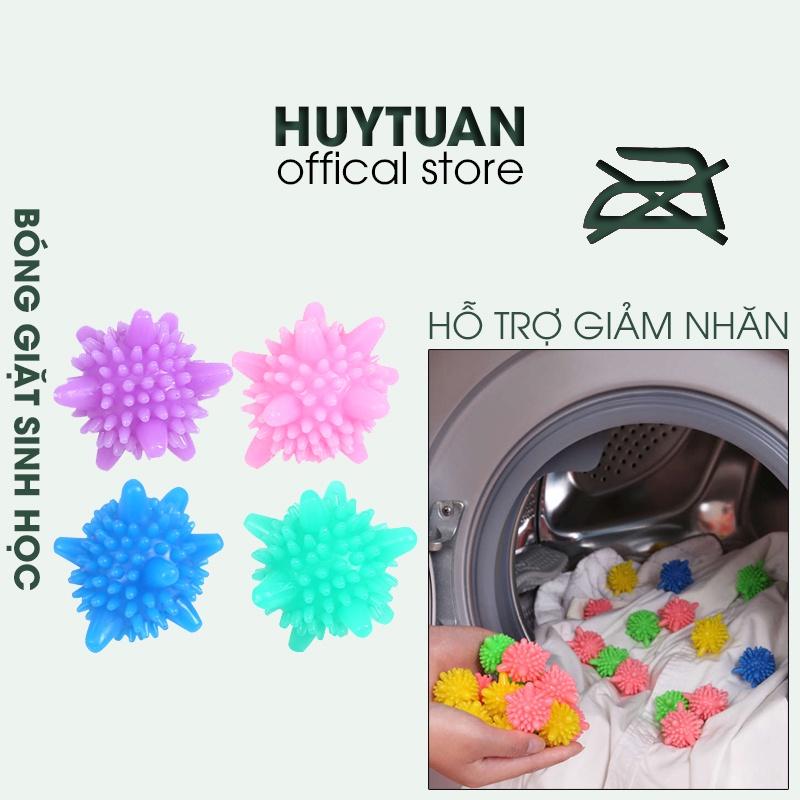 Quả cầu gai ion giặt quần áo - Bóng giặt sinh học hỗ trợ giảm nhăn hiệu quả