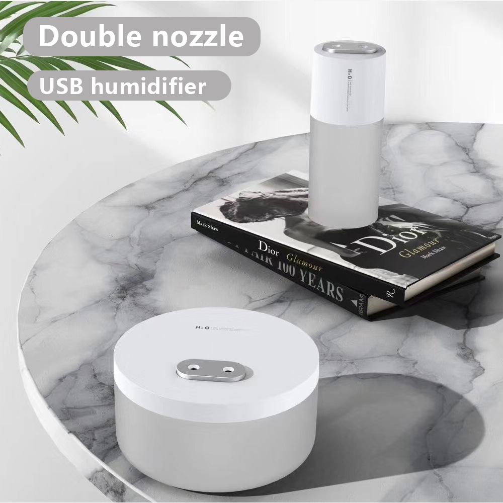 1.0L Dung Lượng Lớn Máy Tạo Độ Ẩm Không Khí Kép Phun 2200MAh Sạc USB Không Dây Siêu Âm Nồi Cơm Điện Từ Hương Thơm Khuếch Tán Ánh Sáng Phun Sương Tạo Ẩm Hình Ếch Con