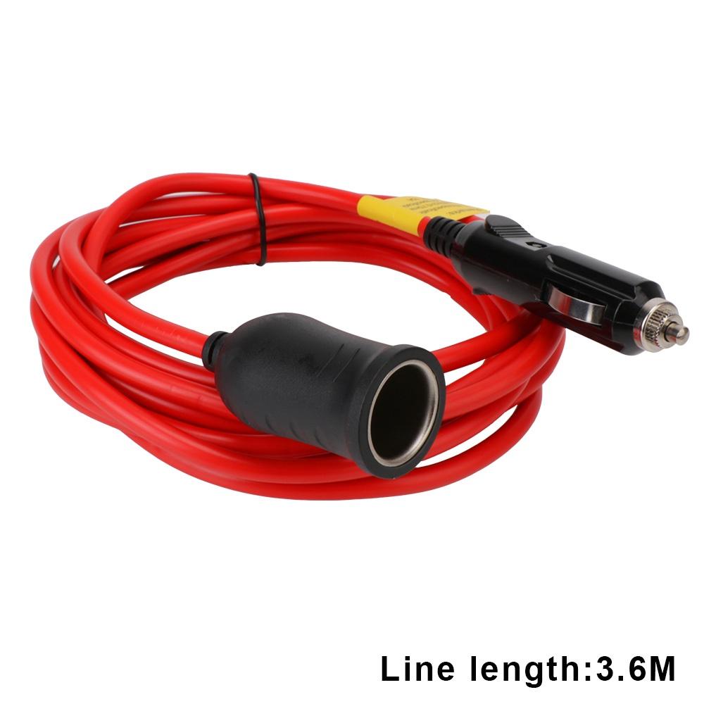 Dây cáp sạc mở rộng 12V 24V 3.6M 15A cho xe hơi