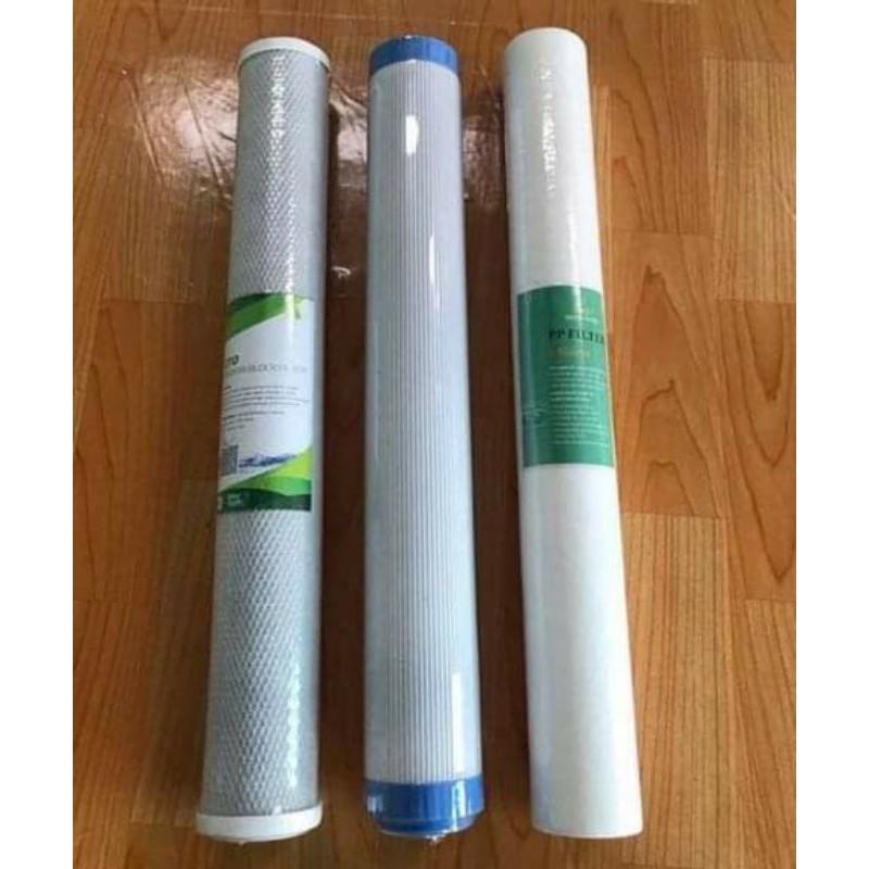 BỘ LỌC THÔ GỒM 3 LÕI LỌC kích thước 20 inch