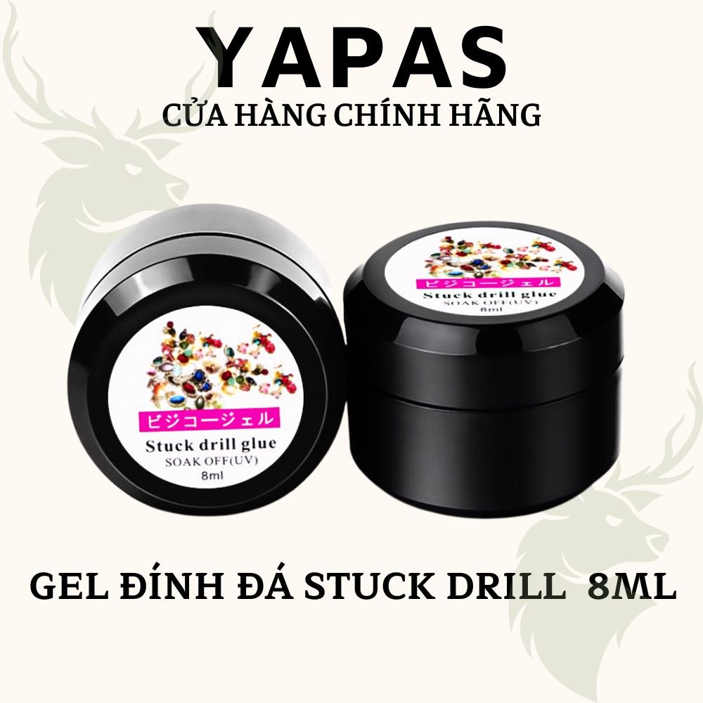 Gel đính charm đá nail , hũ gel gắn đá phụ kiện móng stuck drill glue 8ml chuyên dụng cho dân làm nail