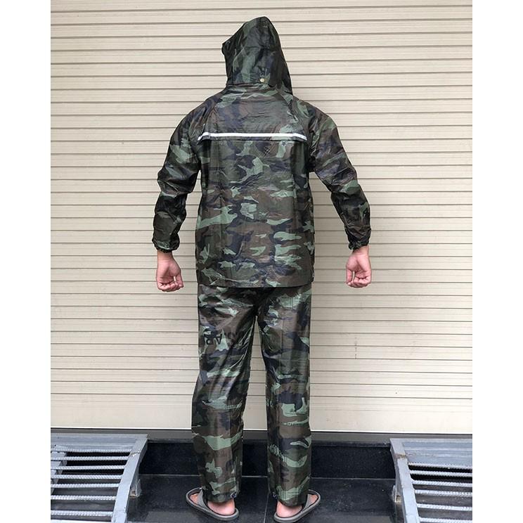 Bộ Áo Mưa Vải Dù Cao Cấp 2 Lớp Size XXL Chống Thấm