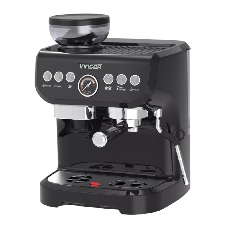 Máy pha cà phê Espresso chuyên nghiệp 4 trong 1 Tanser EM3108, áp suất 19 bar, dung tích bình nước 2 lít, công suất 1560W  - Bảo hành 12 tháng