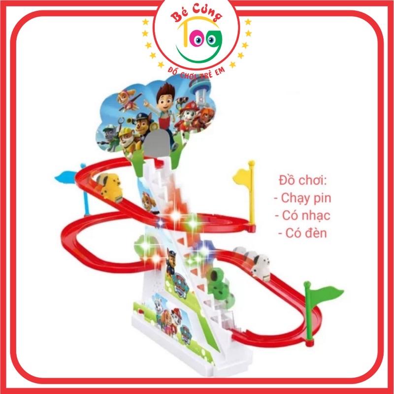 Đồ Chơi Chó Cứu Hộ Paw Patrol, Đội Bay Siêu Đẳng Leo Thang Cầu Trượt Có Đèn Nhạc Vui Nhộn Dành Cho Bé