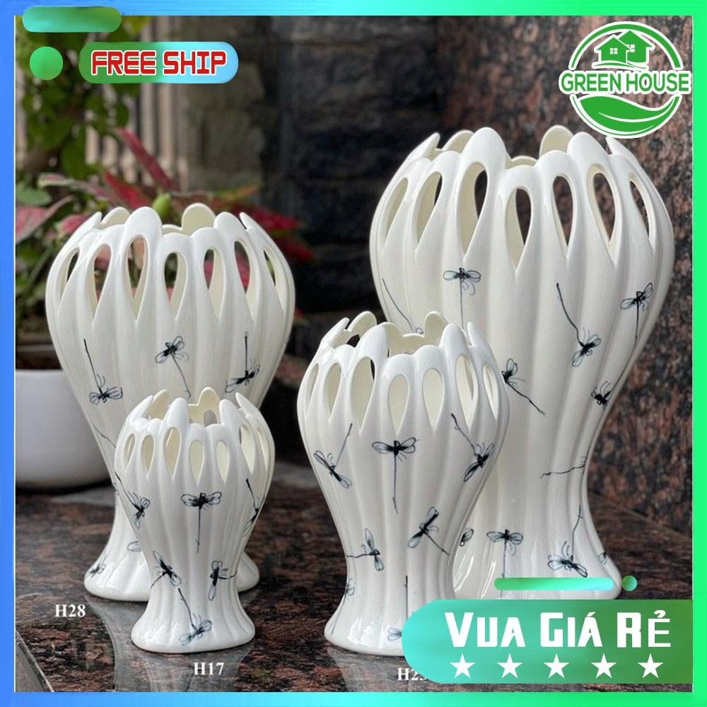 Green House - Lọ Hoa Hình Bàn Tay Phật Bình Hoa Decor Trang Trí cắm hoa khô để bàn