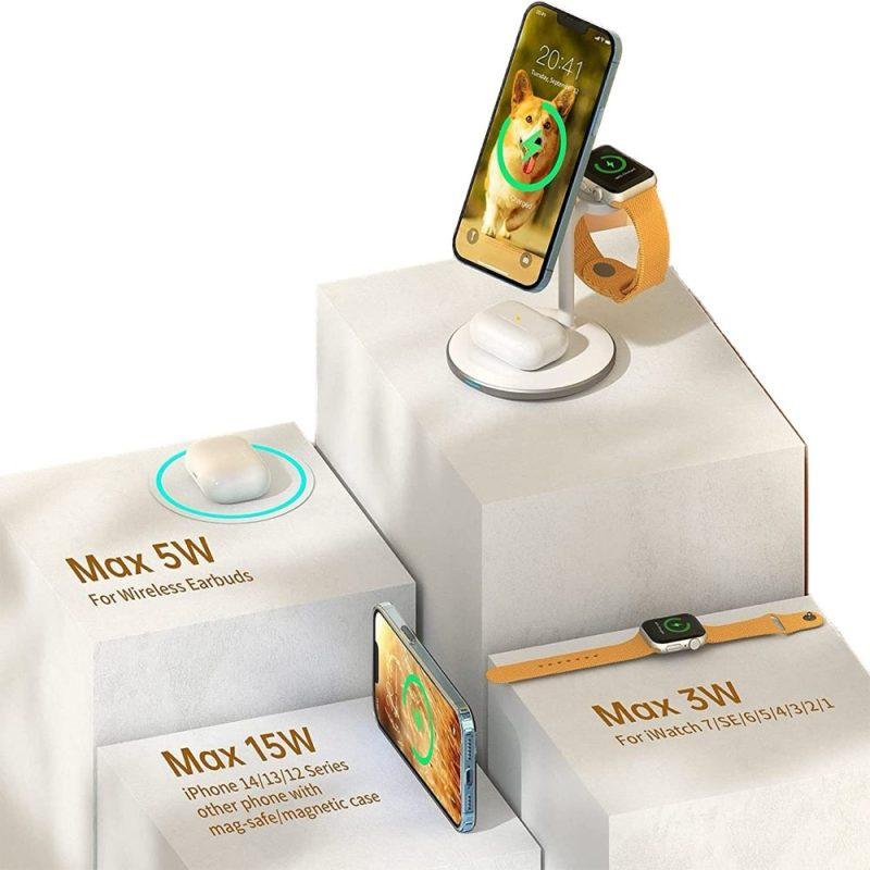 Đế sạc không dây 3in1 chính hãng Choetech mã T585-F