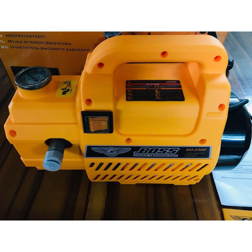 MÁY RỬA XE ÁP LƯC CAO BOSS 2300W JAPAN CHÍNH HÃNG BẢO HÀNH 12 THÁNG NEW 100%