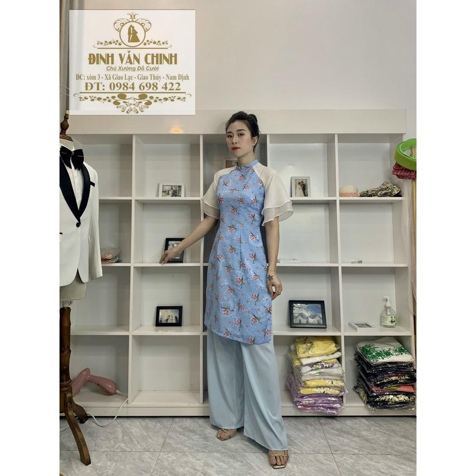 Áo dài nữ tơ Voan thiết kế mới mẻ