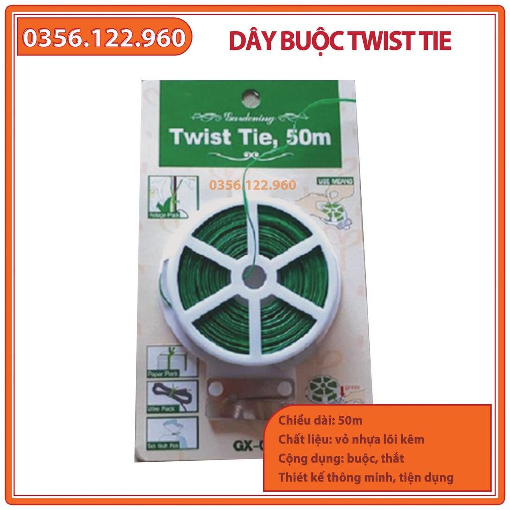 Combo 3 Cuộn dây buộc đồ đa năng Twist Tie, 50m - Dễ dàng sử dụng mọi lúc mọi nơi