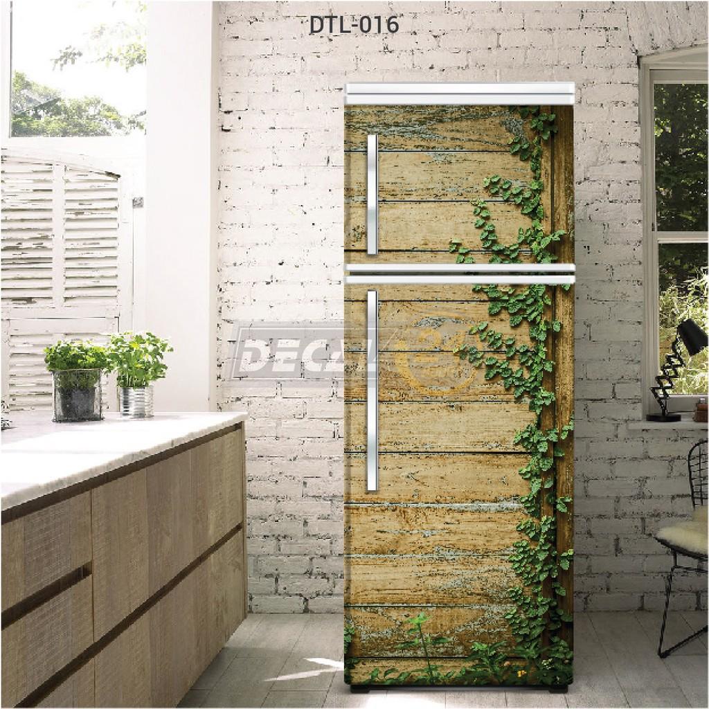Miếng dán tủ lạnh Decal dán tủ lạnh chất liệu cao cấp, chống nước, nhiều mẫu - HÀNG BÁN CHẠY