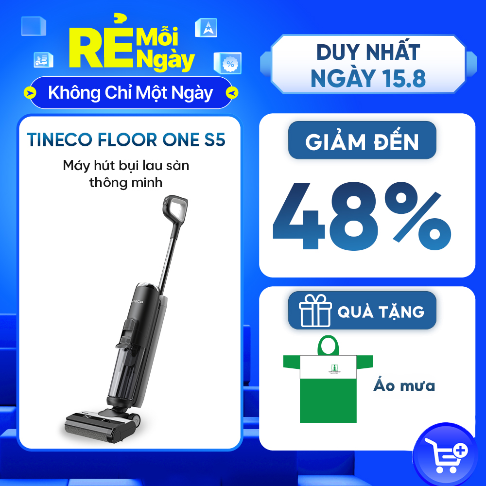 Máy Hút Bụi Lau Sàn Tineco FLOOR ONE S5_Hàng chính hãng_BH 24 tháng_Bản quốc tế
