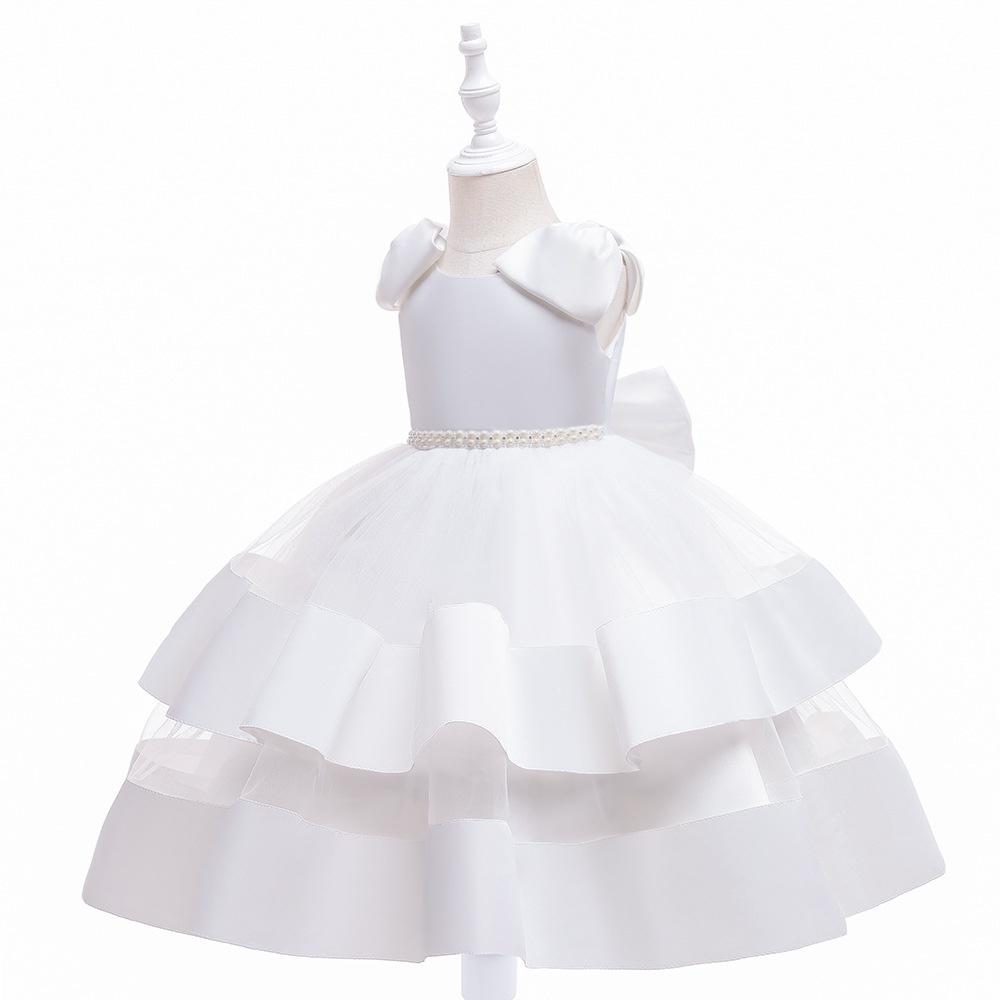 DC16 Size110-150 (13-35kg) Đầm công chúa cao cấp (Đầm voan xoè 2 tầng vải lụa dự tiệc đám cưới) hàng quảng châu