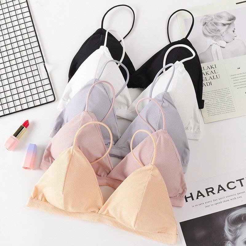 Áo ngực bra 2 dây mảnh, Áo brallte dây nhỏ dễ thương, Áo bra cao cấp