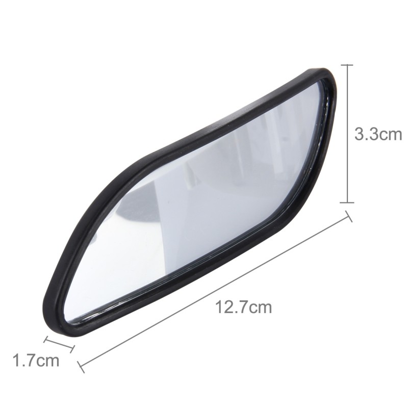 3R-067 Bộ 2 Gương Điều Chỉnh Điểm Mù Rộng Dành Cho Xe Ô Tô- Viền Đen - Loại Dài