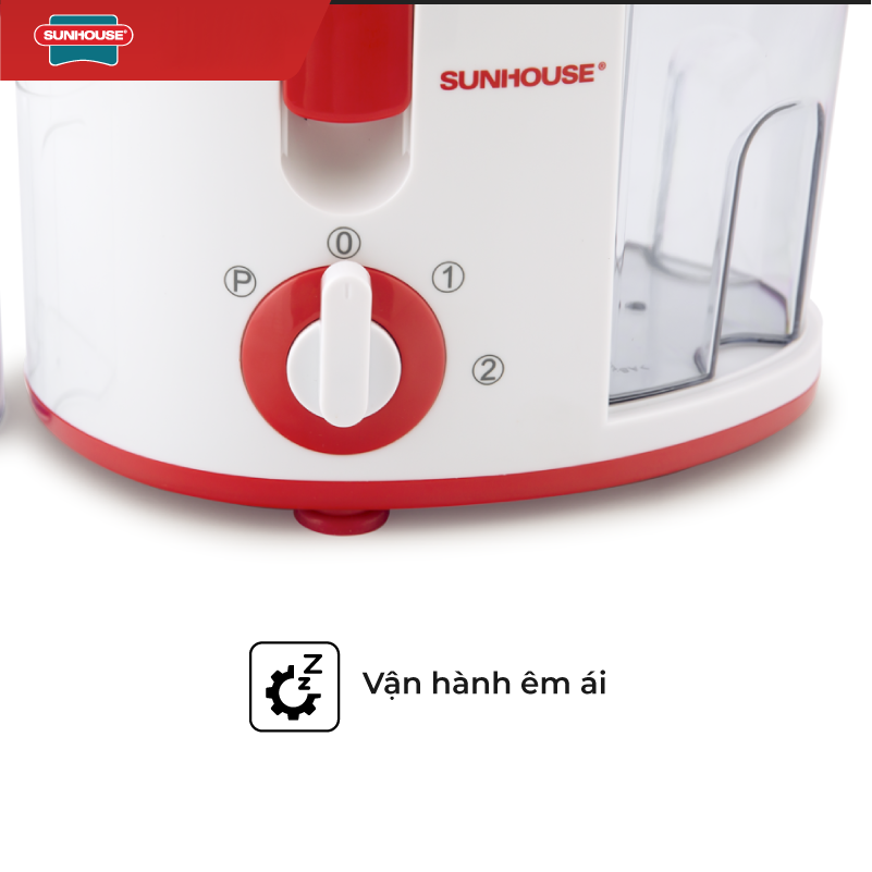 Máy Ép Trái Cây Sunhouse SHD5520 - Đỏ - Hàng chính hãng