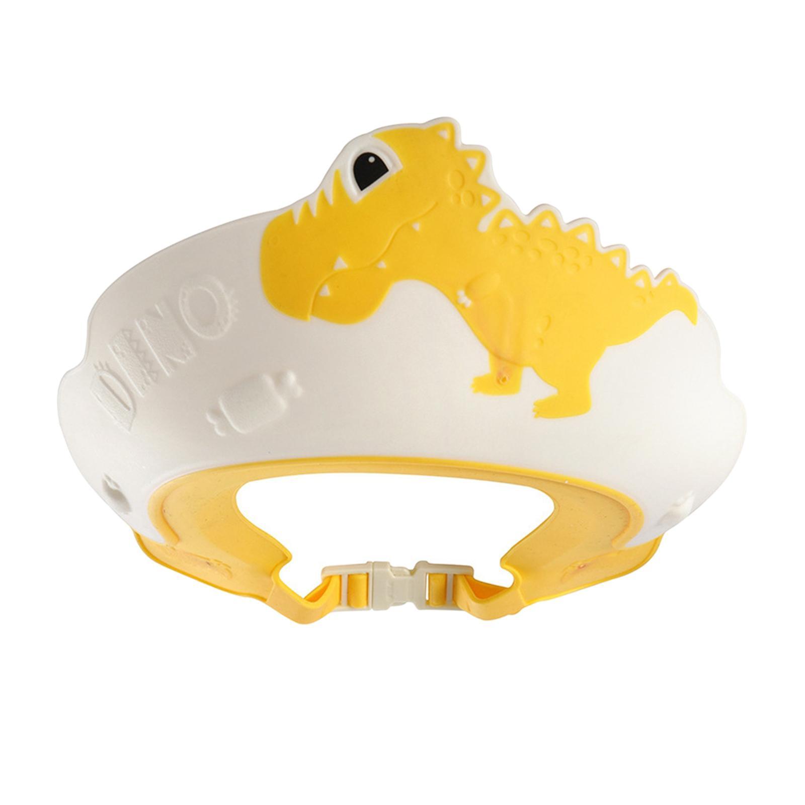 Baby Shower Bath Cap Ear Protection for Boy Girls Kids Baby Yellow
