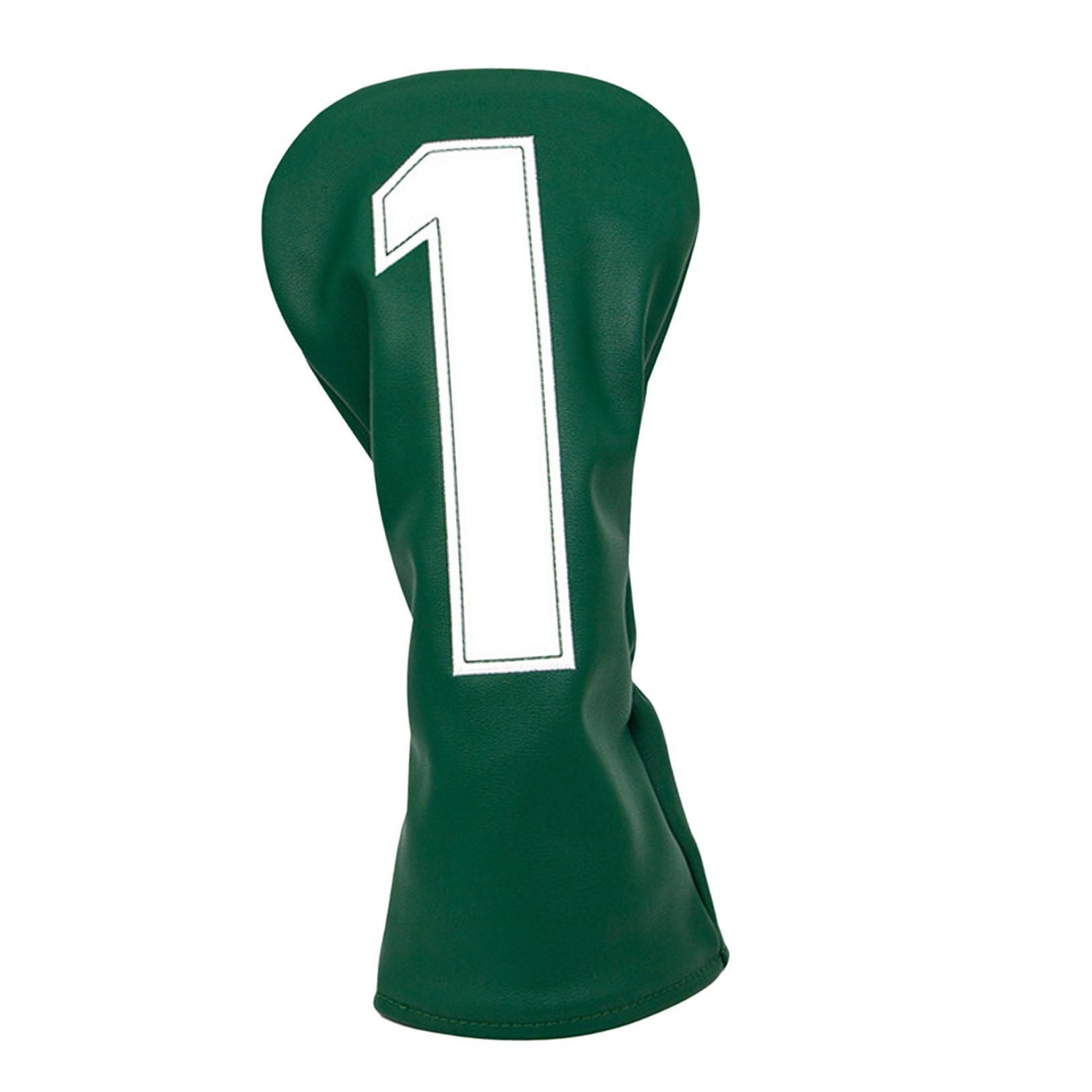 Golf Club Head Covers Wood Headcover PU Head Protection Wrap Protective Sleeve Durable Golf Club Cover Golf Headcover