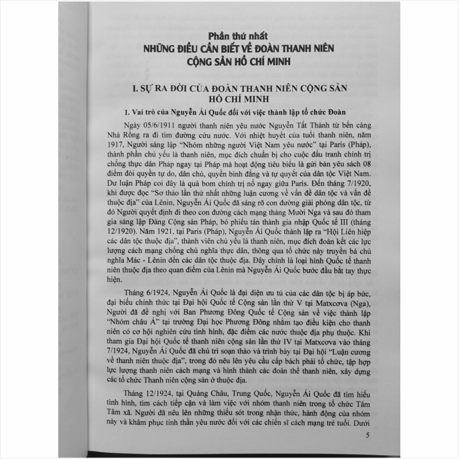 Tài Liệu Sinh Hoạt Đoàn Thanh Niên Cộng Sản Hồ Chí Minh Dành Cho Cán Bộ Đoàn (V2352T)