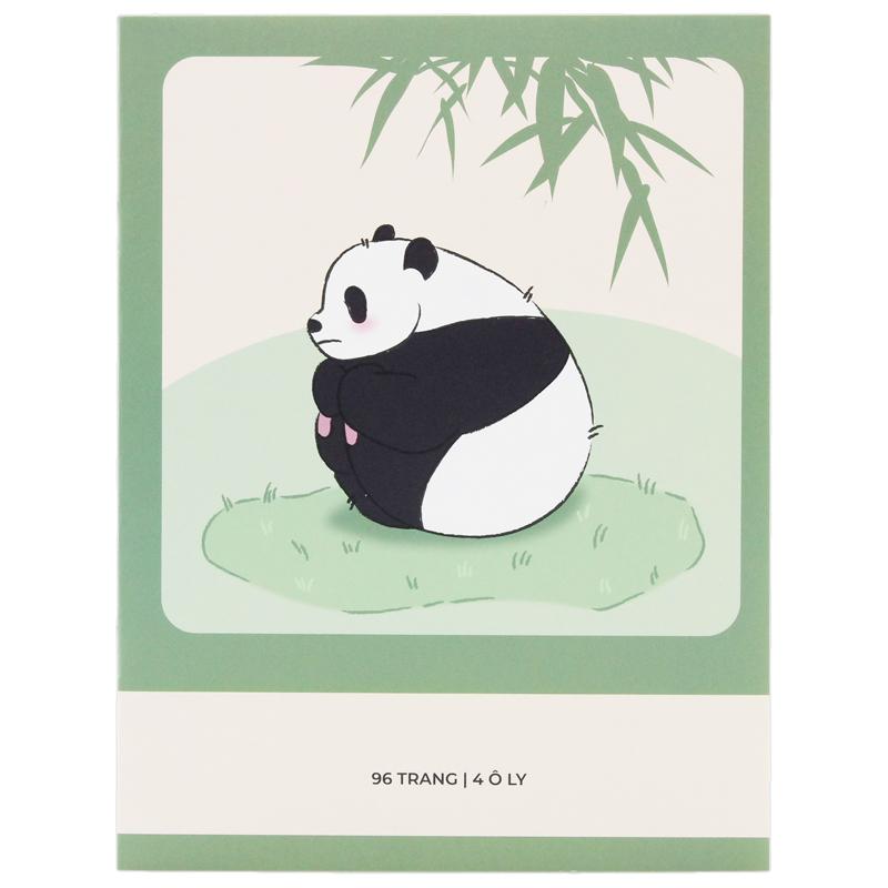 Tập Học Sinh Fluffy Panda - Miền Nam - 4 Ô Ly - 96 Trang 80gsm - The Sun 02