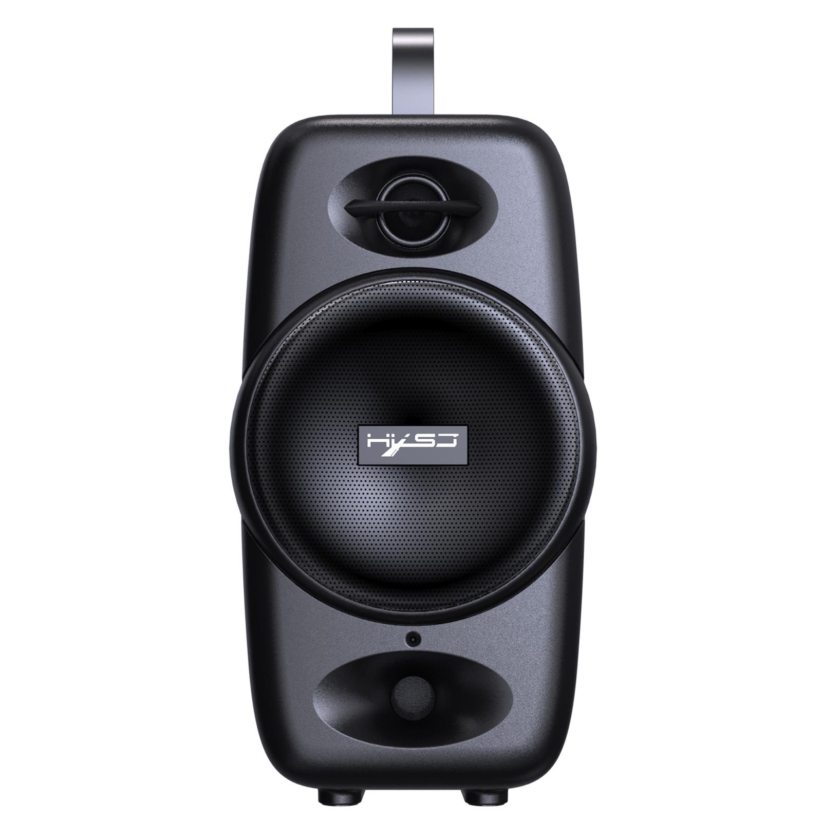HXSJ Q8 Desktop Wireless Bluetooth 5.0 Speaker Portable Outdoor Sound Box TWS Connection TF Card U Disk AUX IN Music
