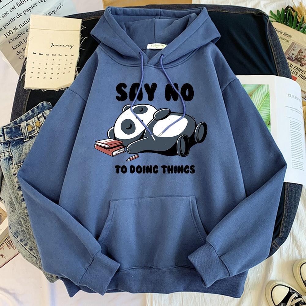 Áo Hoodie in hình Ngủ Gấu Trúc Say No hoody Nam Nữ Unisex đường phố