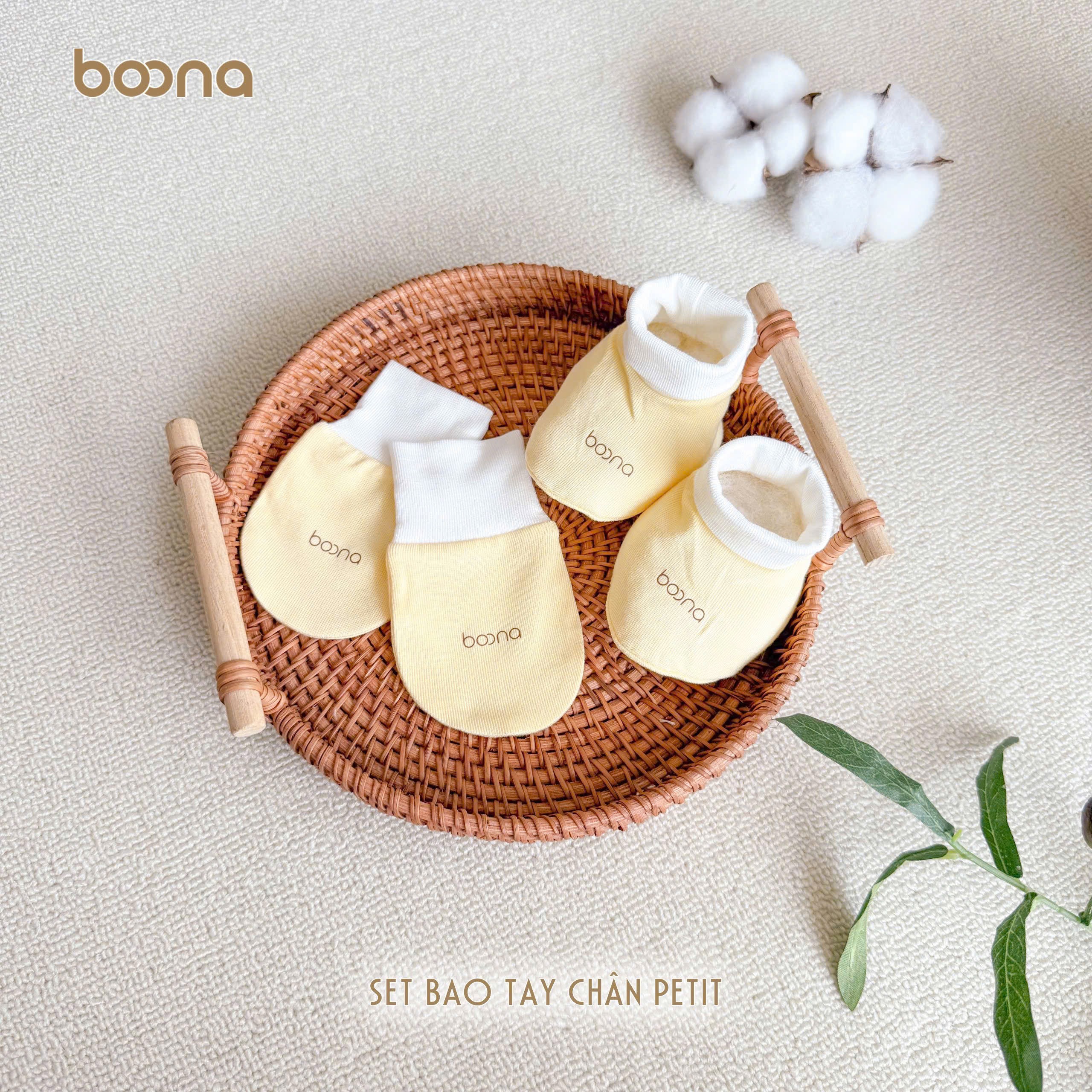 Set bao tay chân petit Boona cho bé