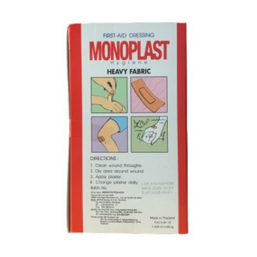 Băng cá nhân MONOPLAST (Hộp 100 miếng)