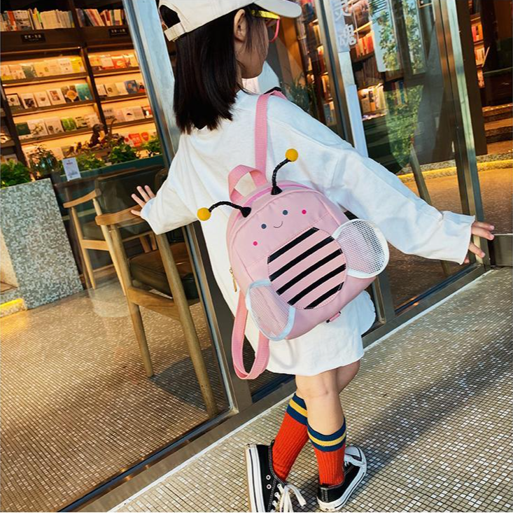 Ba Lô Trẻ Em Hình Hoạt Hình Ong Dễ Thương Học Du Lịch Trẻ Em Chống Mất Kawaii Mẫu Giáo Bé Trai Bé Gái Lưng Thời Trang Hợp Thời Trang