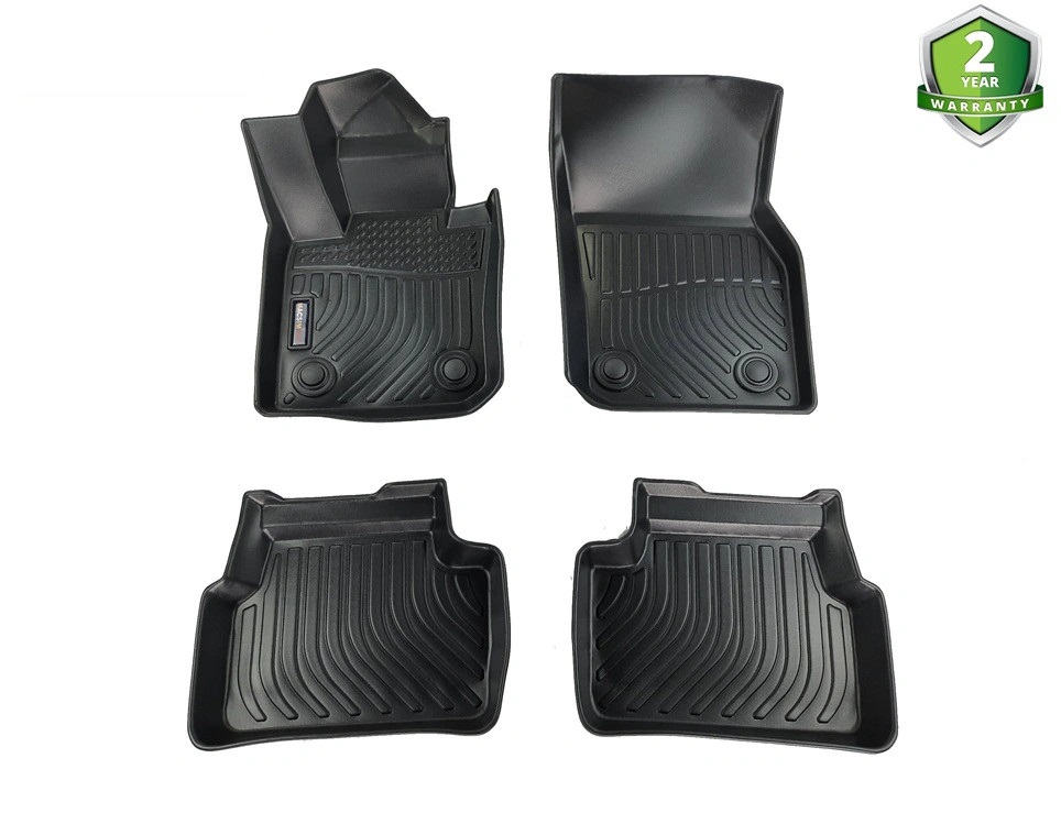 Thảm lót sàn xe ô tô Mini Cooper Hardtop 2 Door 3D 2014 - 2021 Nhãn hiệu Macsim chất liệu nhựa TPE cao cấp màu đen
