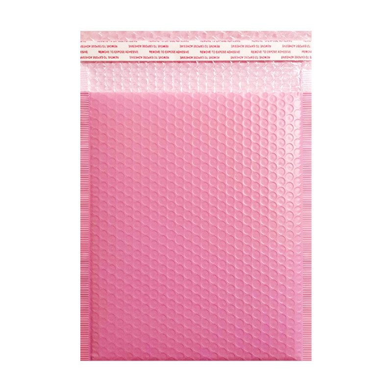 Túi Gói Hàng Niêm Phong Màu Hồng Chống Sốc Có Sẵn Keo Tự Dính 15x20 Cm 9x Style Chống Thấm Nước Combo đủ size