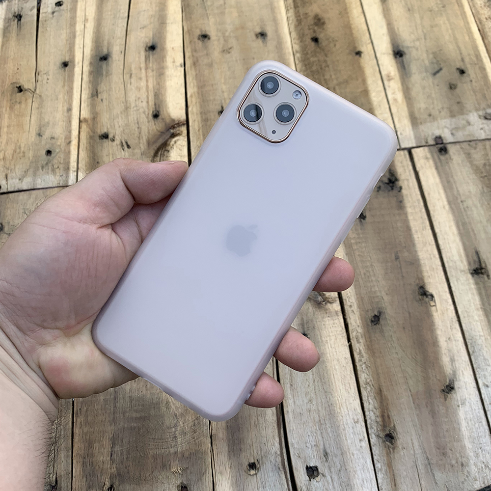 Ốp lưng dẻo trong sần nhám dành cho iPhone 11 Pro