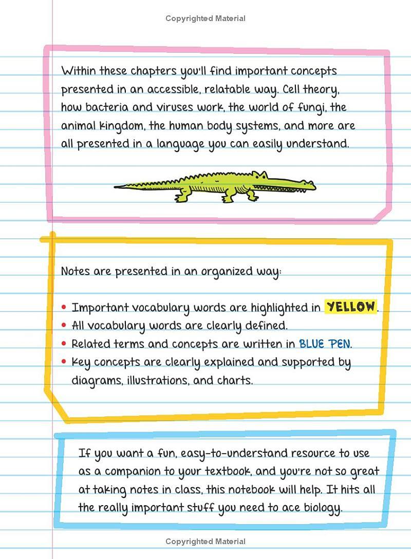 Sách ngoại văn: Everything You Need to Ace Biology in One Big Fat Notebook