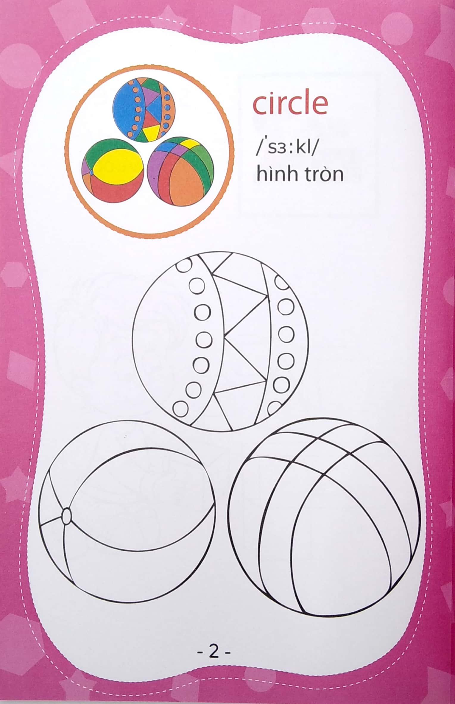Coloring Book - Tập Tô Màu - Hình Dạng