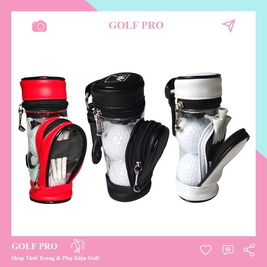 Túi đựng bóng golf và tee golf có móc khóa đeo sườn tiện lợi shop GOLF RPO TB001