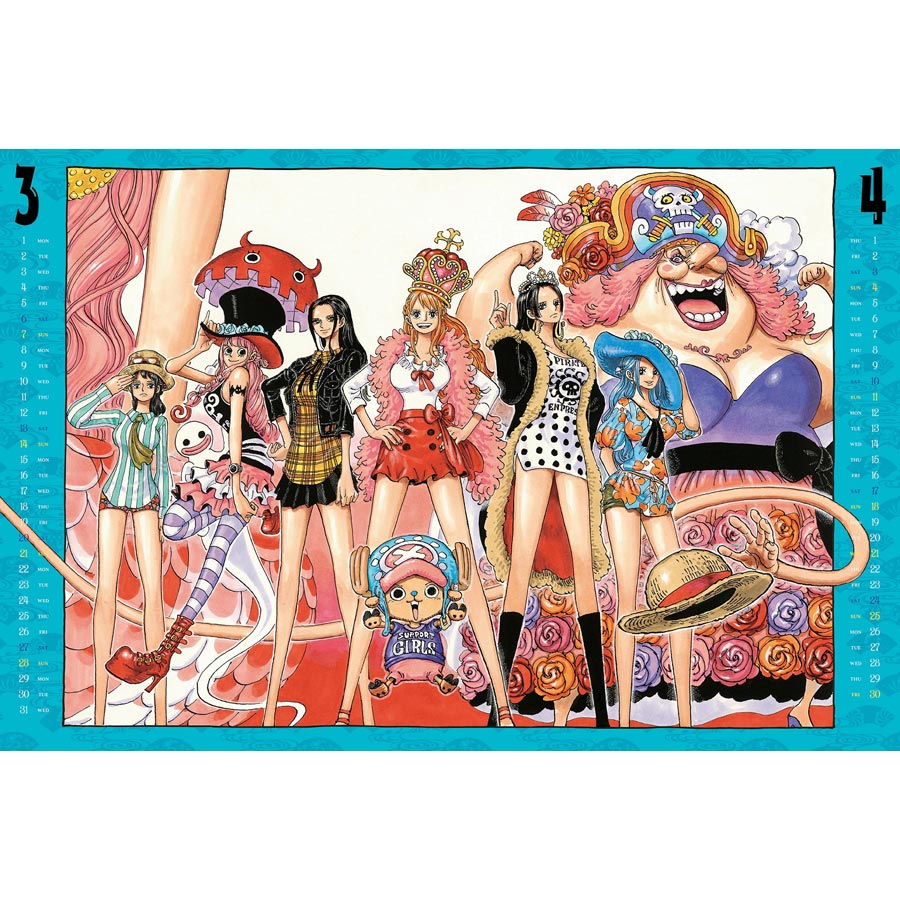 Lịch Treo Tường One Piece 2021