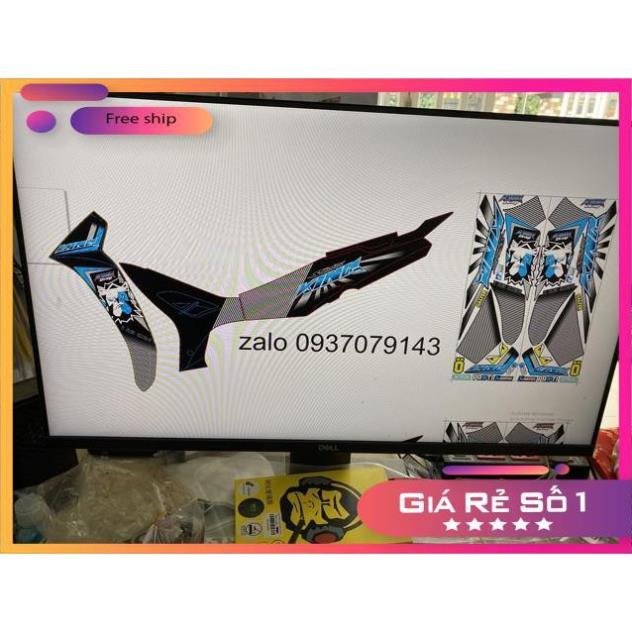 Tem rời sirius King drag 3 lớp ko bay màu bảo hành màu sắc vĩnh viễn