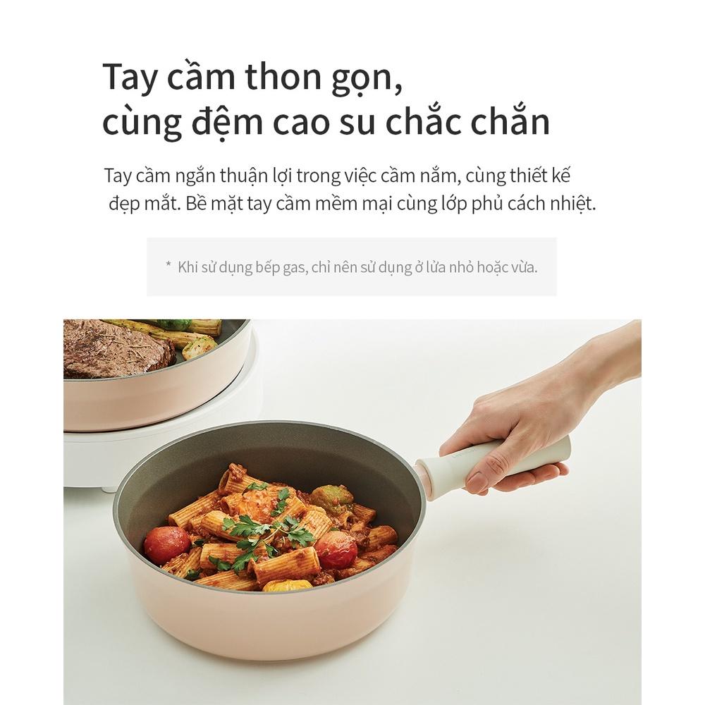 Nồi chảo nhôm chống dính Suit IH Lock&Lock - Hàng chính hãng, dùng được bếp từ - Hapos