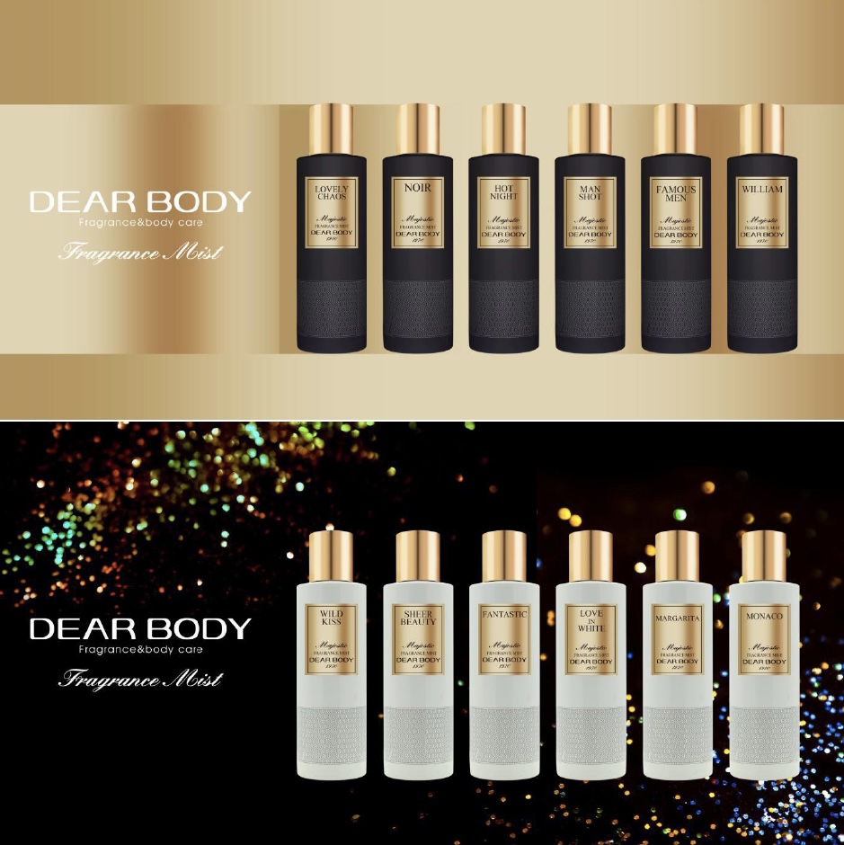 Body Mist DEAR BODY 270ml - Dòng Thượng Hạng - Xịt Thơm Toàn Thân Hương Thơm Sang Chảnh - Tinh Tế - Nam Tính - Quyến Rũ - Hấp Dẫn Đối Phương