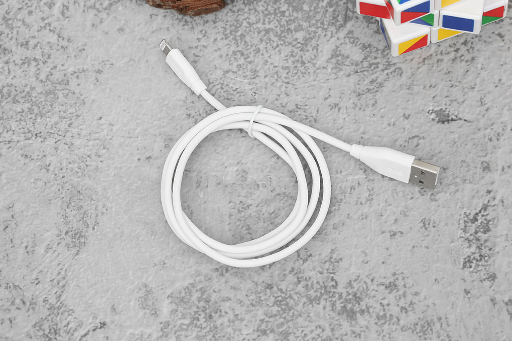 Cáp Light-ning 1m AVA Speed II X Trắng - Hàng chính hãng