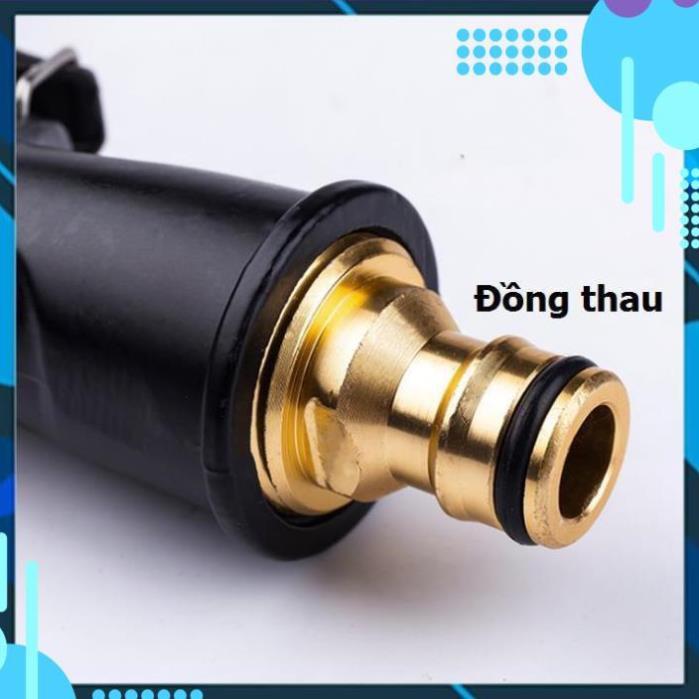 Bộ dây và vòi xịt tăng áp lực nước  rửa xe tưới cây loại 5m (dãn nở 15m)  206732